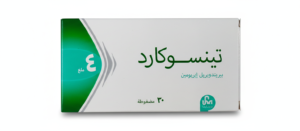 تينسوكارد 4 بيريندوبريل إيربومين خافض لضغط الدم 30 مضغوطة