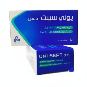 يونيفارما – يوني سيبت د.س – مضاد حيوي واسع الطيف – 800 مجم /160 مجم