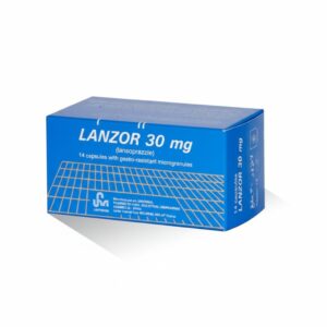 يونيفارما – لانزور – مضاد حموضة – 30 ملغ (14 كبسولة)