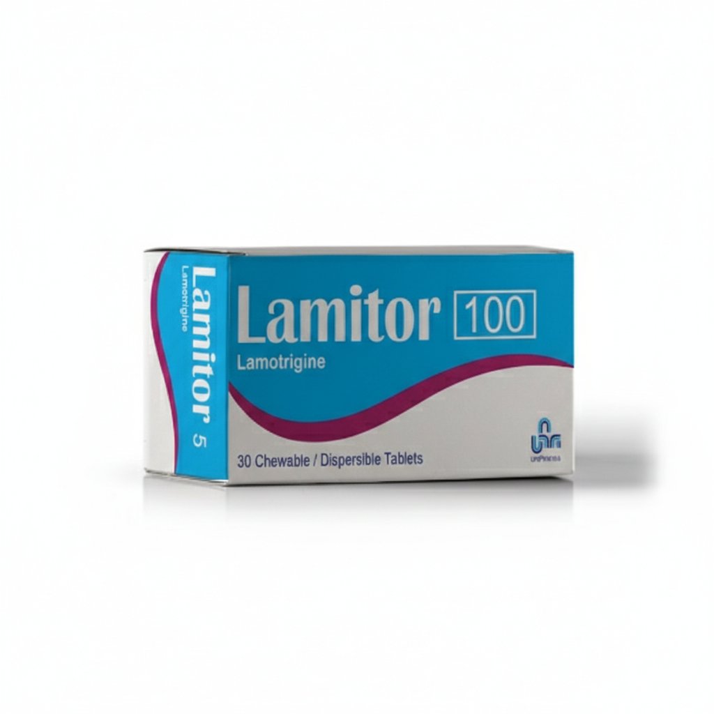 يونيفارما – لاميتور – مضاد صرع – 100 ملغ (30 مضغوطة)