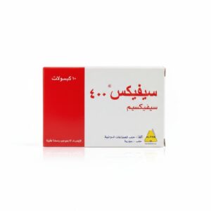 سيفيكس 400 سيفيكسيم مضاد حيوي واسع الطيف 10 كبسولات
