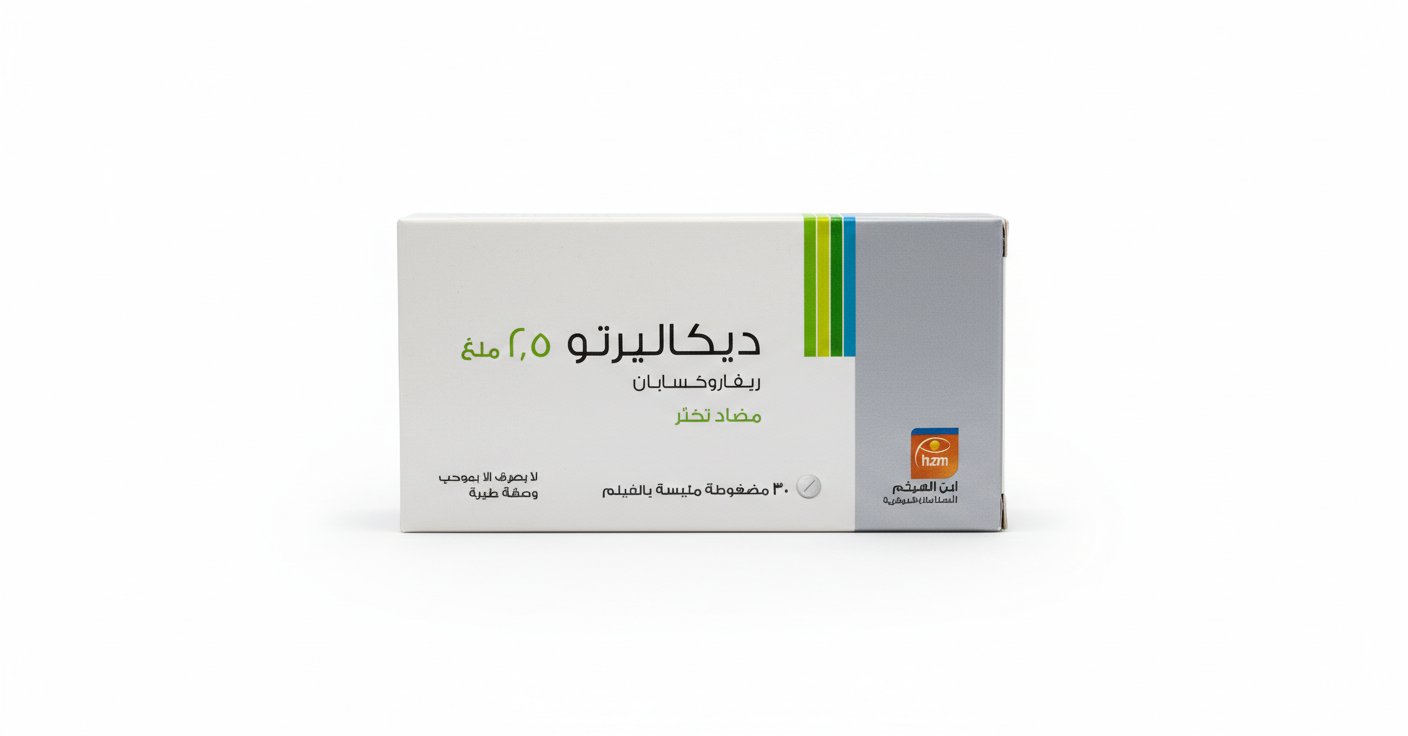 ابن الهيثم ديكاليرتو 2.5 مضاد تخثر 2.5 ملغ