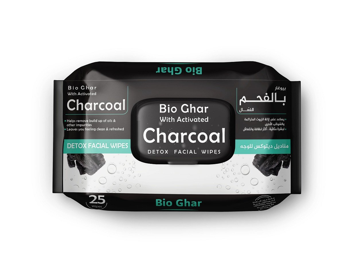 الغار الطبيعي - محارم معطرة بيوغار بالفحم الفعال